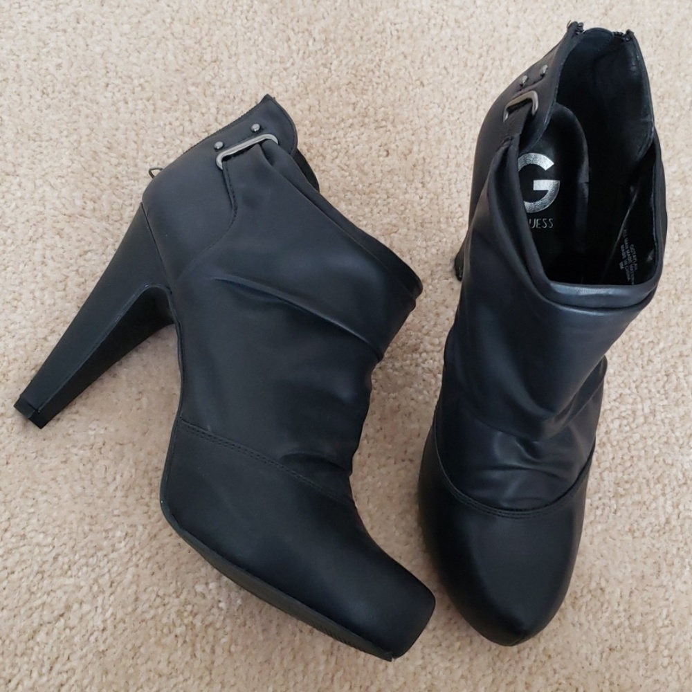 New! G by Guess Taylah Black Ankle Bootie